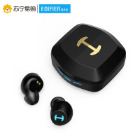 EDIFIER/漫步者 HECATE GM4 MINI5.0低延时真无线蓝牙耳机双耳降噪入耳式运动跑步音乐 黑色