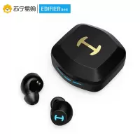 EDIFIER/漫步者 HECATE GM4 MINI5.0低延时真无线蓝牙耳机双耳降噪入耳式运动跑步音乐 黑色