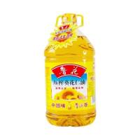 鲁花 压榨葵花仁油 剥壳去皮 物理压榨一级葵花油 4L