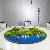 纽茵曼 other中式圆桌仿真花摆件惬意时光