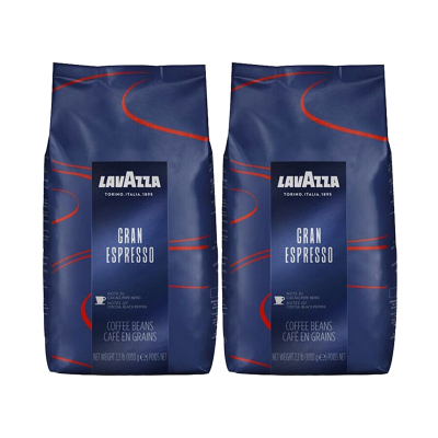 拉瓦萨(LAVAZZA)GRAN ESPRESSO 意式浓缩咖啡豆1kg/袋 2袋装