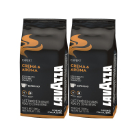 拉瓦萨(LAVAZZA)Crema&Amroa 醇香咖啡豆1kg/袋 2袋装