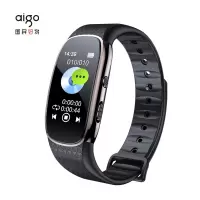 爱国者(aigo)R6511 32G腕式录音笔 专业录音器一键录音高清降噪录音 MP3播放器 学习采访会议黑色