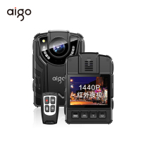 爱国者(aigo)DSJ-Y6 128G视频记录仪1440p高清夜视5800万像素15小时续航无线遥控北斗GPS双定位