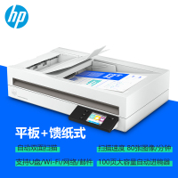 惠普(hp)ScanJet Pro N4600 fnw1 A4平板+馈纸式扫描仪 自动双面