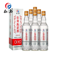 中国台湾风味高粱酒春岛窖藏(红)固态发酵自饮大众口粮酒 高度浓香型白酒 送礼 52度600ml*6瓶