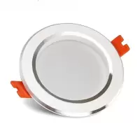 动力瓦特 钻石三代LED全白筒灯嵌入式筒灯开孔120-130mm4寸12W白光