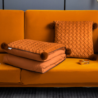 浪莎抱枕被子两用加厚办公室折叠午睡枕头毯子二合一沙发汽车靠枕1779