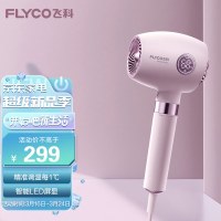 飞科 FLYCO 电吹风机 柔风负离子恒温护发 家用冷热大风量快速干发吹风筒 智能屏显礼物送女友 FH6368