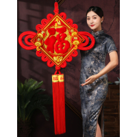 中国结 高档背景墙装饰 新年春节饰品87*152cm