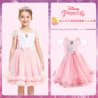 迪士尼专柜同款睡美人公主白雪公主灰姑娘裙女童夏装儿童蓬蓬裙子生日礼物连衣裙