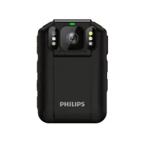飞利浦(PHILIPS)VTR8410 64G双摄视频记录仪4G高清夜视 支持扩展256G 随身录像仪远程实时回传
