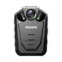 飞利浦(PHILIPS)VTR8210 256G视频记录仪1296P便携高清红外广角夜视摄像机 录音 拍照一体机