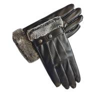 鼎耐祥 DNX803 加厚绒保暖皮手套 (副)