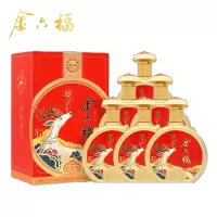 金六福一鹿富贵红 50.8度白酒浓兼香型随机发500ml*6瓶整箱装中秋佳节送礼