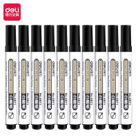 得力(deli)6811白板笔 办公会议白板笔可擦易擦 10支/盒