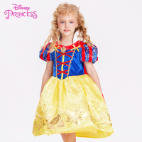 迪士尼正版白雪公主公主裙女童白雪连衣裙儿童生日会礼服裙子