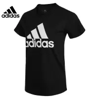 阿迪达斯(adidas)女子运动训练圆领短袖T恤
