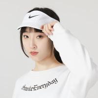 耐克(NIKE)女帽子2023夏季新款户外时尚休闲透气无顶帽运动帽子 CQ9334-100 MI