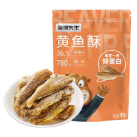 海狸先生小黄鱼香酥黄鱼酥小鱼干干货海鲜零食熟食开袋即食品30g*4袋