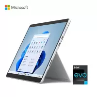 微软(Microsoft) Pro8 13英寸触控屏二合一平板电脑i7 32G+1T 亮铂金