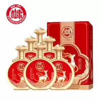 白水杜康御藏一鹿富贵 52度浓香型白酒粮食酒 500ml*6瓶整箱礼盒装中秋佳节送礼