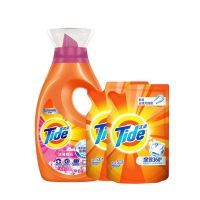 汰渍(Tide) 2合1护色防串色樱花洗衣液 700G+500G袋装*2 TZ00-004