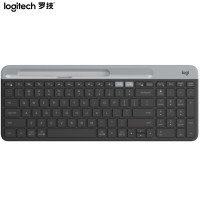 罗技(Logitech) 蓝牙键盘 K580 办公键盘 便携超薄键盘 笔记本键盘 平板键盘 星空灰