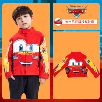 Disney迪士尼赛车总动员汽车总动员麦昆外套男童棒球服拉链衫童装