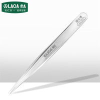 老A(LAOA)302不锈钢镊子圆尖嘴 LA813501
