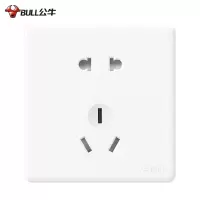 公牛 G28五孔二三极连体插座 86型面板