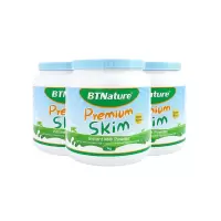 BTNature贝特恩 中老年孕妇儿童学生高钙 脱脂奶粉罐装1kg/罐 3罐装