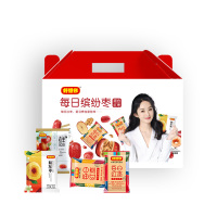 好想你红枣坚果节日礼盒枣夹核桃枸杞胡杨枣健康孕妇零食整箱装送礼好想你每日缤纷枣795g