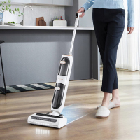 摩飞洗地机家用无线拖地机智能洗吸拖一体扫地机 自动清洗吸地机 电动拖把手持吸尘器 MR3300
