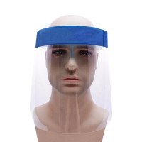 胜丽 GLMZ01透明防护面罩隔离面罩一次性防护面罩防尘防污防飞沫防油溅 1个装