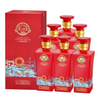 泸州老窖定制酒新蓉城品藏52度浓香型白酒500ml*6瓶整箱装