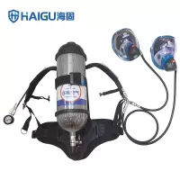 海固 HG-GB-RHZKF9/30 单瓶他救款正压式空气呼吸器 自给开路式 气瓶9L 双面罩 一套