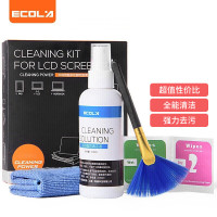 宜客莱(ECOLA) CD-EL135 清洁套装 清洁液100ML+清洁布+清洁刷+镜头湿巾 (单位:套)