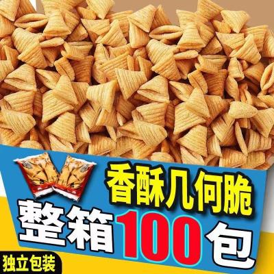 七点食分几何脆尖角脆锅巴休闲零食小吃50-100包