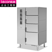 乐创( lecon) 商用多门蒸柜 380V 食堂酒店智能电热四门蒸柜 智能款 LC-J-ZNSMD