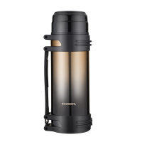 多样屋 星空旅行杯 不锈钢真空旅行壶加大保温杯水杯旅行杯 曜石金 TA31-0066BP