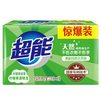 超能 洗衣皂 自然清新柠檬草226g*2块/件 单位:件