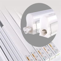 三雄极光 led灯管一体化t5支架日光灯长条节能灯 16W 1.2米 6500k白光 单根装 5根起售