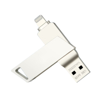 256GB Lightning USB3.0 苹果U盘 U368精耀升级版 银色 苹果官方MFI认证 手机电脑两用