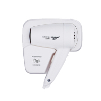 鸿申高速数码马达500瓦特壁挂吹风机干发器黑雅黑色冷热风护发集风散风嘴三档漏电保护