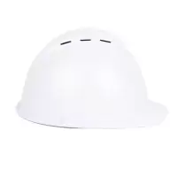 君御 1501豪华V型PE安全帽-白色 含单面LOGO印制