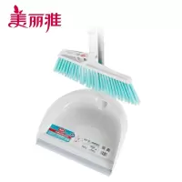 美丽雅扫把套装 扫把簸箕组合可调角度扫帚家用软毛木地板地砖清扫笤帚