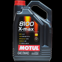 Motul摩特 欧洲进口 8100 X-MAX 0W-40 A3/B4 SN级 全合成机油润滑油 5L