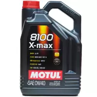 Motul摩特 欧洲进口 8100 X-MAX 0W-40 A3/B4 SN级 全合成机油润滑油 5L