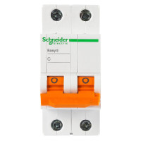 施耐德电气 微型断路器空气开关 双进双出双极空开 EA9系列 2P C50A EA9AN2C50